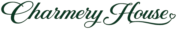 Charmery House logo for Nostalgic 90's jewelry company